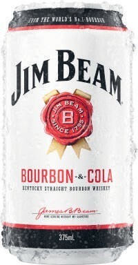 Coles Jim beam white & cola cans 10x375ml offer