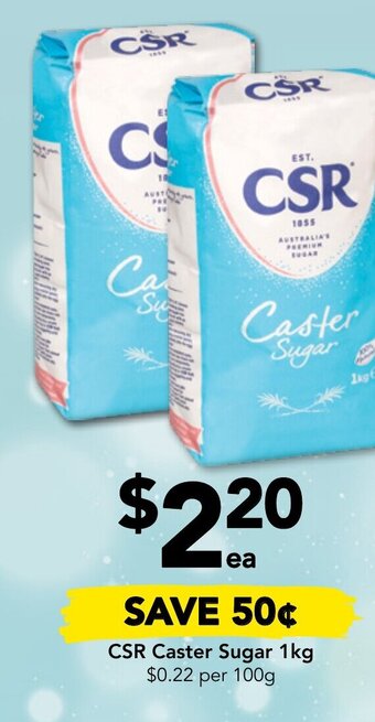 Drakes CSR Caster Sugar 1kg offer
