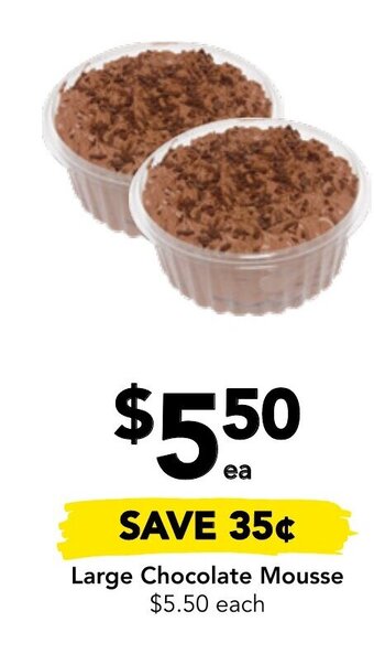 Drakes Large Chocolate Mousse offer