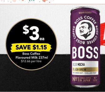 Drakes Boss Coffee Flavoured Milk 237ml offer