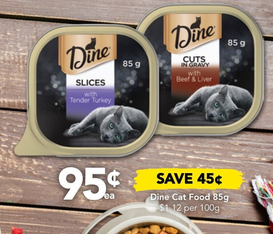 Dine Cat Food 85g offer at Drakes