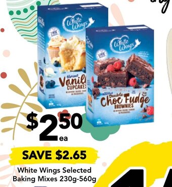 Drakes White Wings Selected Baking Mixes 230g-560g offer