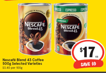 IGA Nescafé Blend 43 Coffee 500g offer