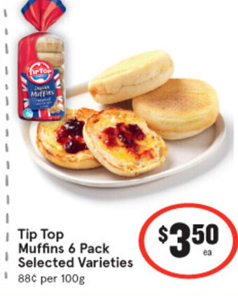 IGA Tip Top Muffins 6 pack offer