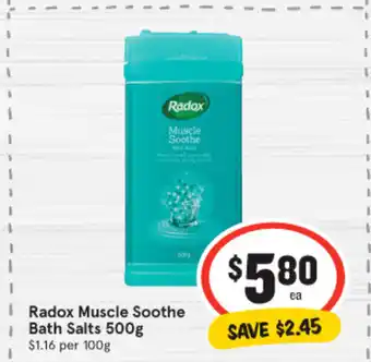 IGA Radox Muscle Soothe Bath Salts 500g offer