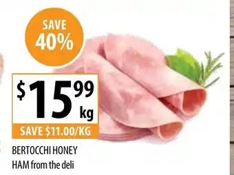 Supabarn Bertocchi Honey Ham From The Deli offer