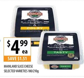 Supabarn Mainland Slice Cheese offer