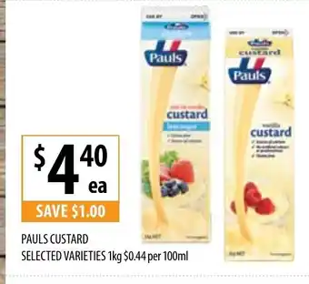 Supabarn Pauls Custard offer