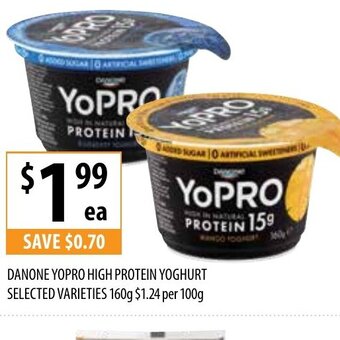 Supabarn Danone YoPro High Protein Yoghurt offer