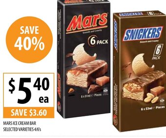 Supabarn Mars Ice Cream bar offer