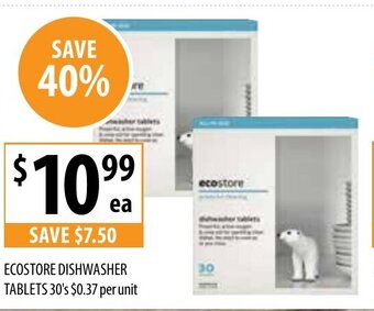 Ecostore Dishwasher Tablets 30's