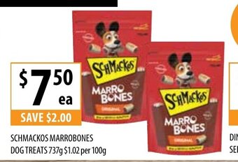 Supabarn Schmackos Marrobones Dog Treats 737g offer