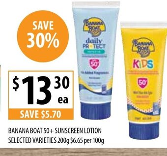 Banana Boat 50+ Sunscreen Lotion
