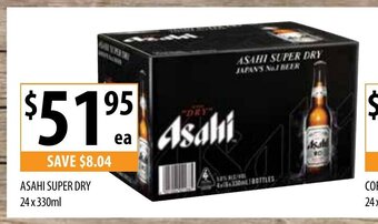 Asahi Super Dry 24x330ml