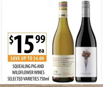Supabarn Squealing Pig And Wildflower Wines offer