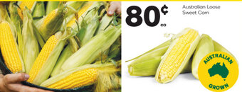 Woolworths Australian Loose Sweet Corn offer