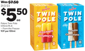 Peters Twin Pole 590ml Pk 8