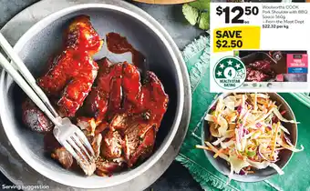 Woolworths Woolworths COOK Shoulder with BBQ Sauce 560g offer