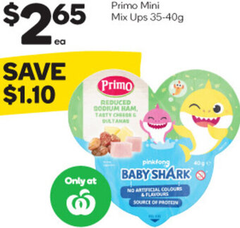 Woolworths Primo Mini Mix Ups 35-40g offer