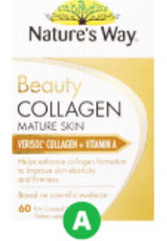 Woolworths Nature's Way Beauty Collagen Mature Skin Tablets Pk 60# offer