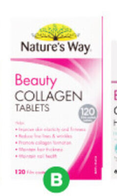 Woolworths Nature's Way Beauty Collagen Tablets Pk 120# offer