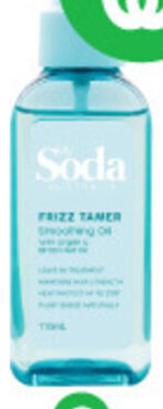 Woolworths My Soda Frizz Tamer Smoothing Hair Oil 110ml offer