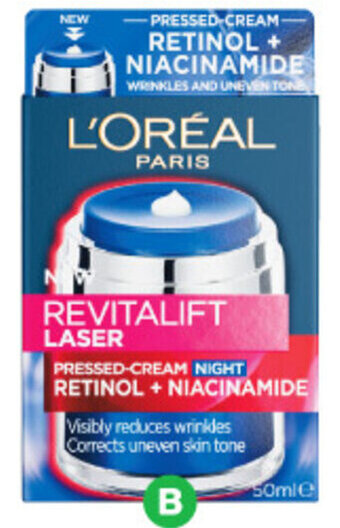Woolworths L'Oreal Paris Revitalift Laser Pressed-Cream Night Retinol + Niacinamide 50ml offer