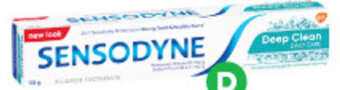 Woolworths Sensodyne Deep Clean Toothpaste 110g+ offer