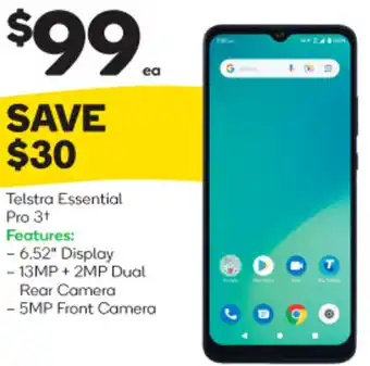 Woolworths Telstra Essential Pro 3+ Sim offer