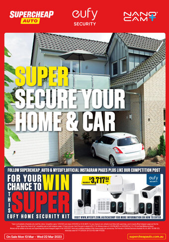 SuperCheap Auto Eufy Home Security Kit offer