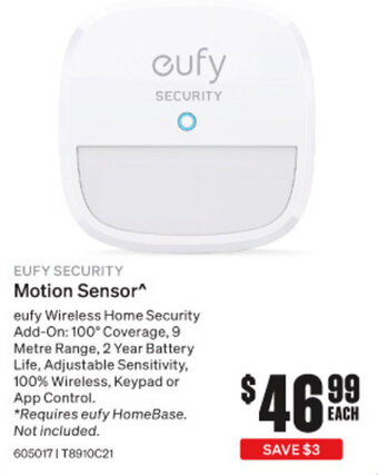 SuperCheap Auto Eufy Security Motion Sensor offer
