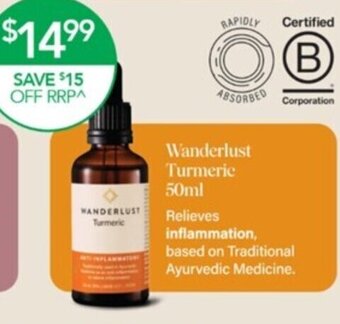 Terry White Wanderlust Turmeric 50ml offer