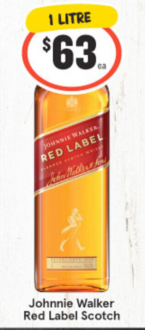 Johnnie Walker Red Label Scotch