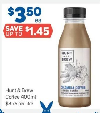 Foodland Hunt & Brew Coffee 400ml offer