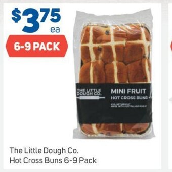 Foodland The Little Dough Co. Hot Cross Buns 6-9 Pack offer