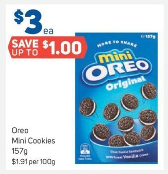 Foodland Oreo Mini Cookies 157g offer