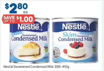 Foodland Nestlé Sweetened Condensed Milk 395-410g offer