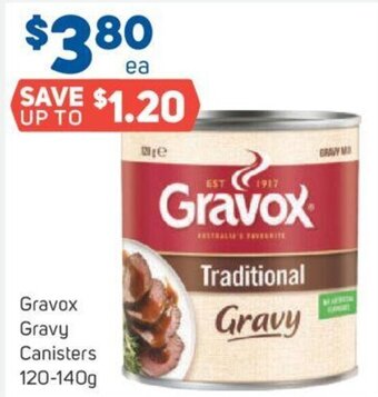 Foodland Gravox Gravy Canisters 120-140g offer