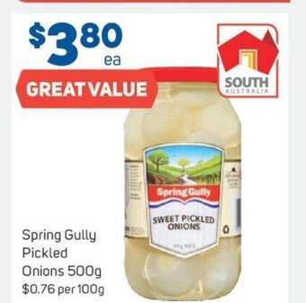 Foodland Spring Gully Pickled Onions 500g offer