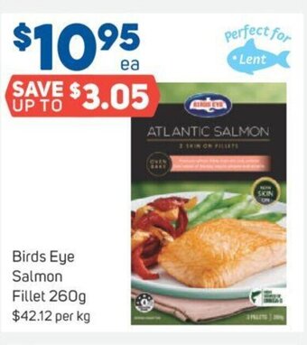 Foodland Birds Eye Salmon Fillet 260g offer