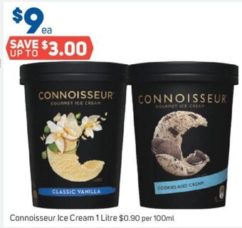 Foodland Connoisseur Ice Cream 1 Litre offer