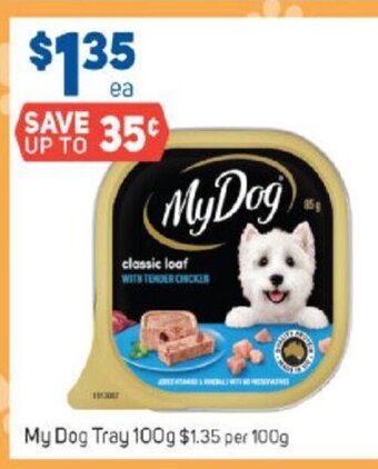 Foodland My Dog Tray 100g offer