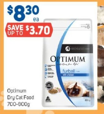 Foodland Optimum Dry Cat Food 700-800g offer