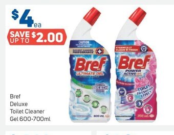 Foodland Bref Deluxe Toilet Cleaner Gel 600-700ml offer