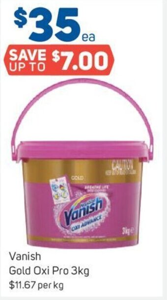 Foodland Vanish Gold Oxi Pro 3kg offer