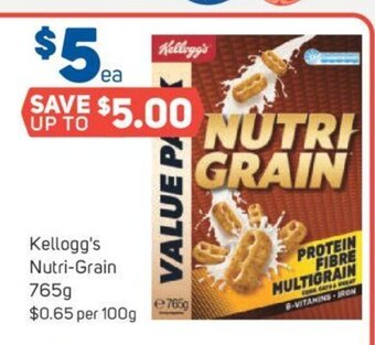 Foodland Kellogg's Nutri-Grain 765g offer