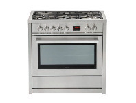 The Good Guys Technika 90cm Dual Fuel Upright Cooker offer