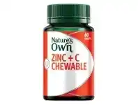 Alliance Pharmacy Natures Own Zinc + C Chewable 60 Tablets offer