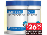 Inner Health Restore-Biotic 20 Tablets