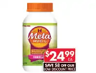 Pharmacy4Less Meta Mucil Psyllium Husk Fibrecaps 160 Capsules offer